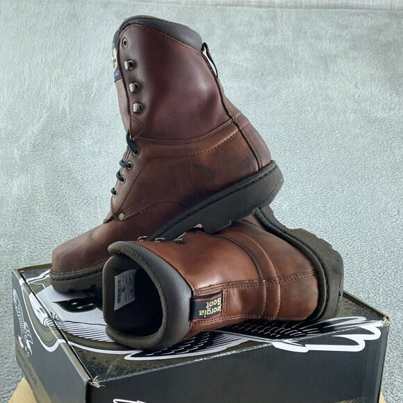 Georgia Boot Mens G8083 Russet Wildwood Leather, 12 US S022 - Picture 4 of 8